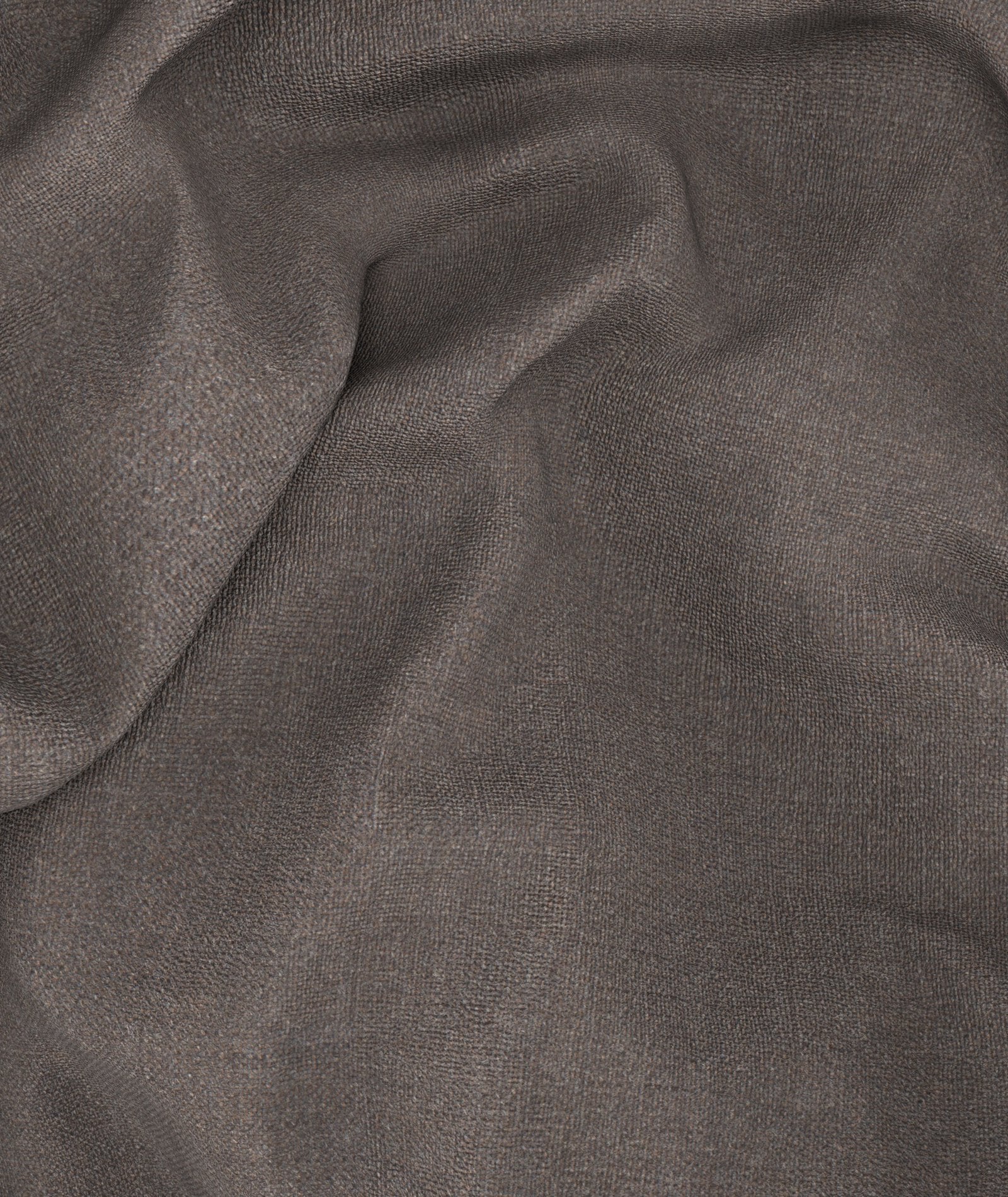 marrone in tela di lana e cashmere - Image 2