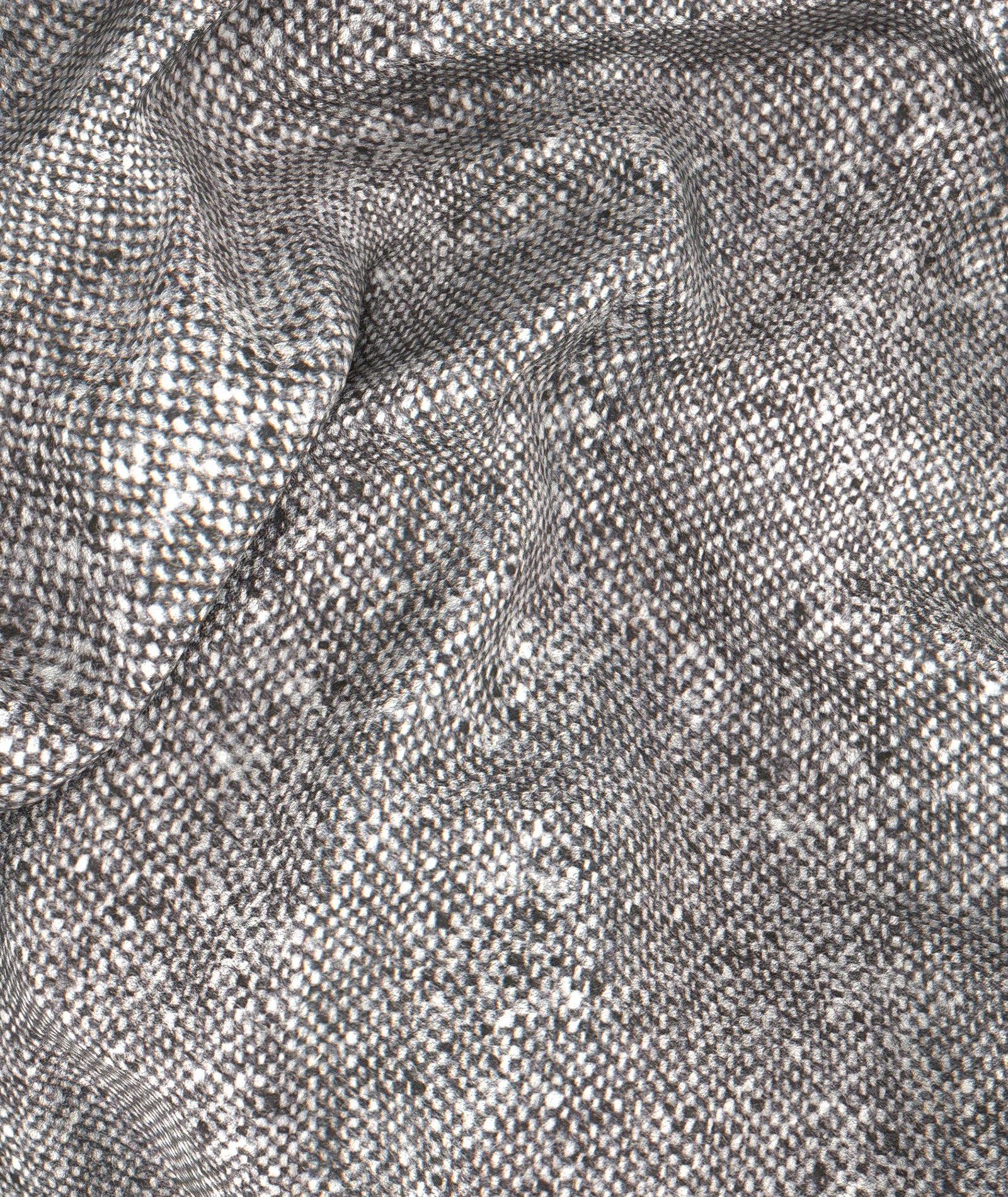 Overshirt in lana microdesign grigio - Image 6