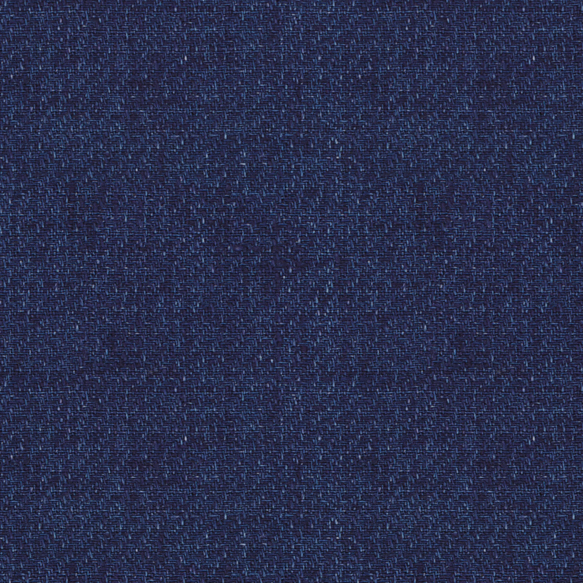 Overshirt in lino microdesign diagonale blu denim - Image 6