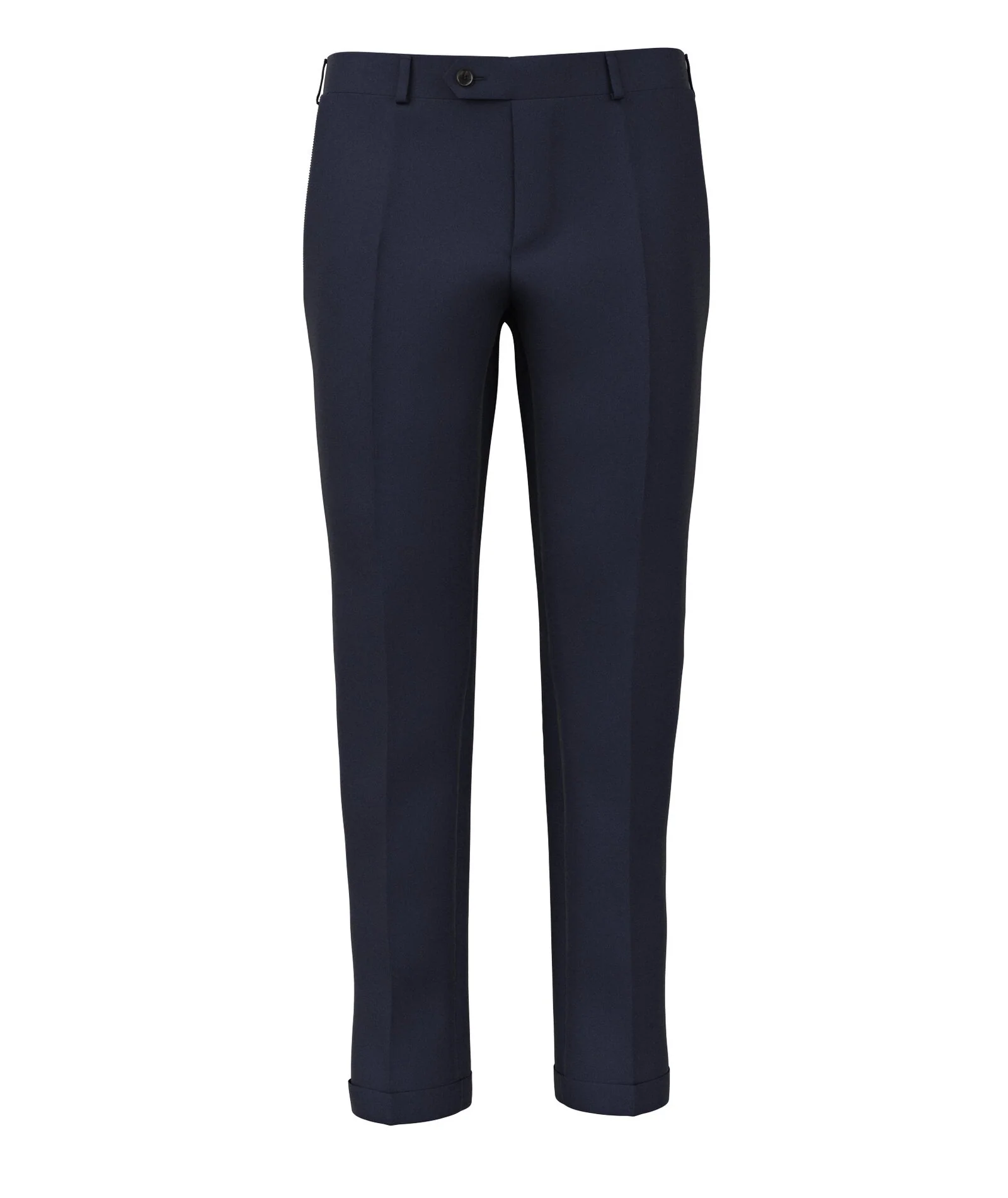 Pantalone Blu in Occhio di Pernice di Lana