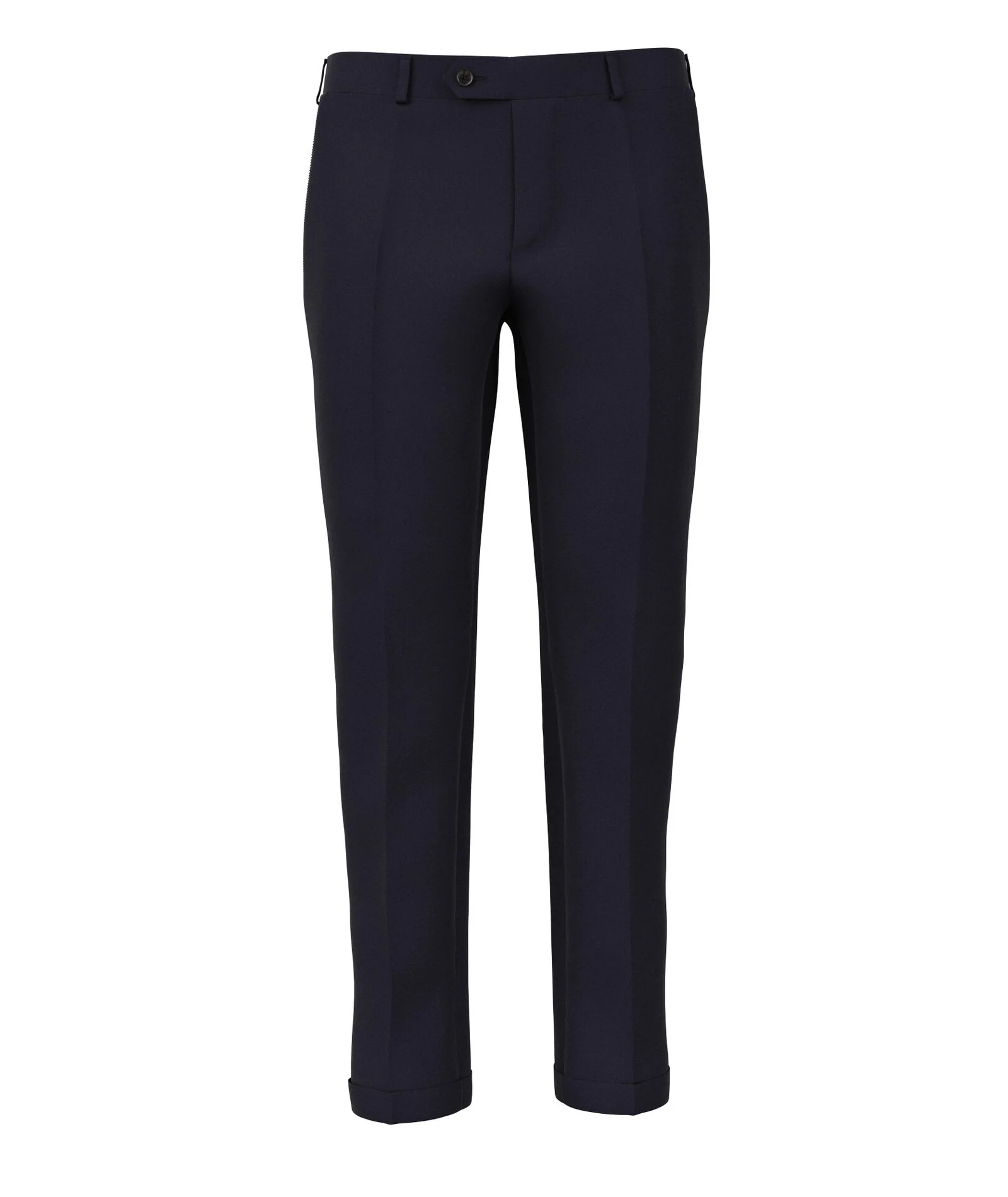 Pantalone Blu in Twill di Lana Jersely