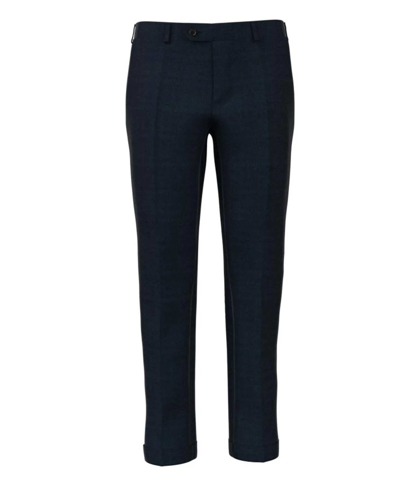 Pantalone Blu in Velluto Corduroy di Cotone