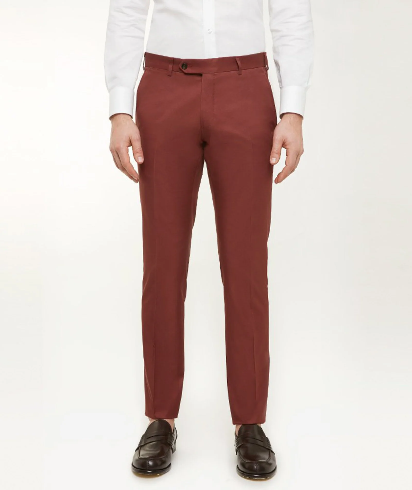 Pantalone chino Mattone