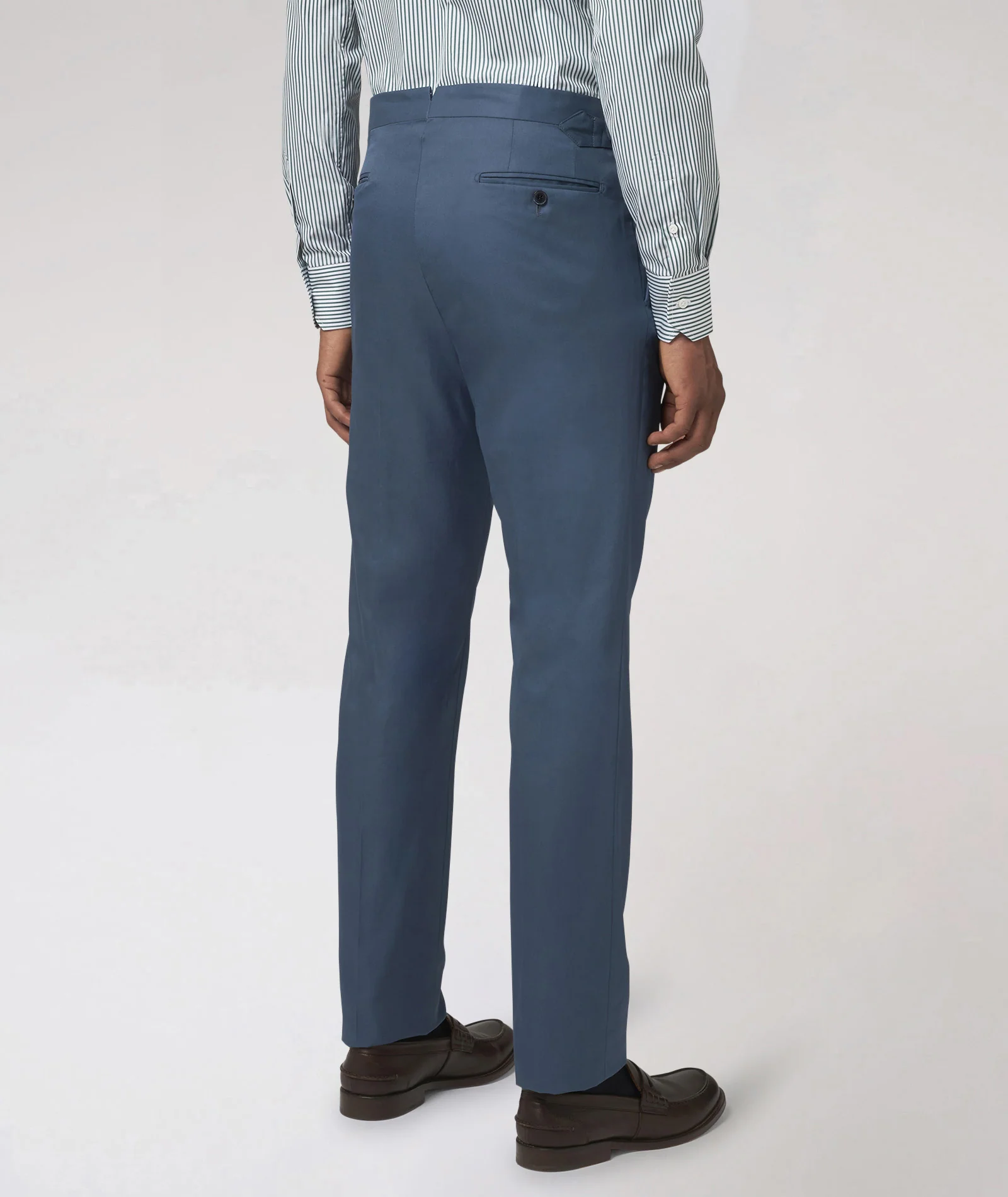 Pantalone chino Twill Petrolio - Image 3