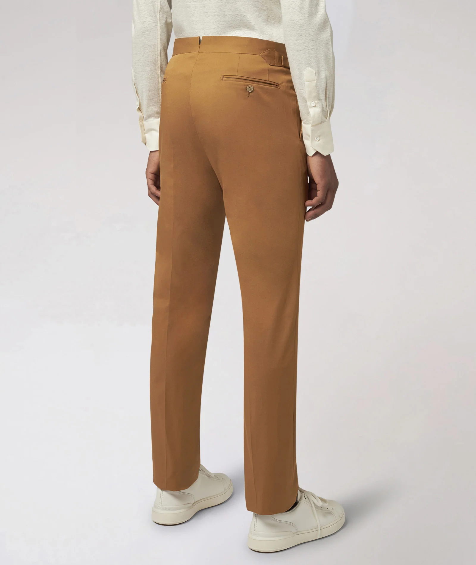Pantaloni chino Beige Twill Cotone Stretch - Image 3