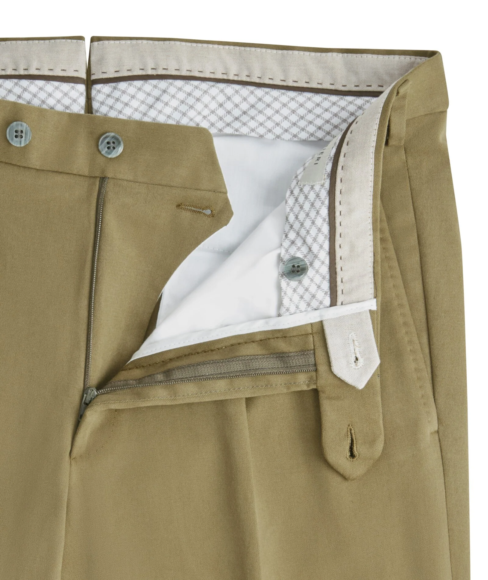 Pantaloni chino Verde in Twill di Cotone stretch - Image 4