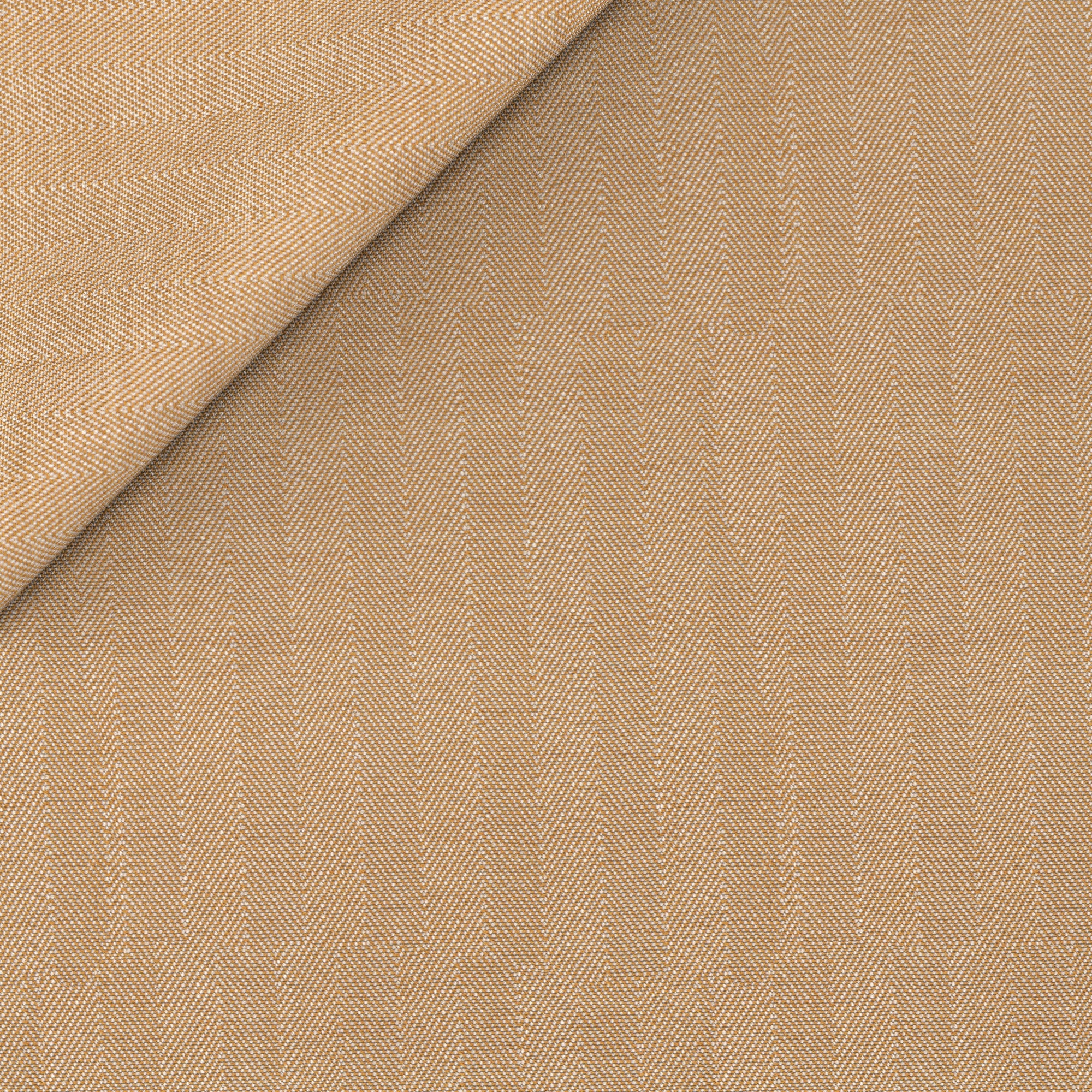 Pantaloni in lana solaro spigato beige - Image 2