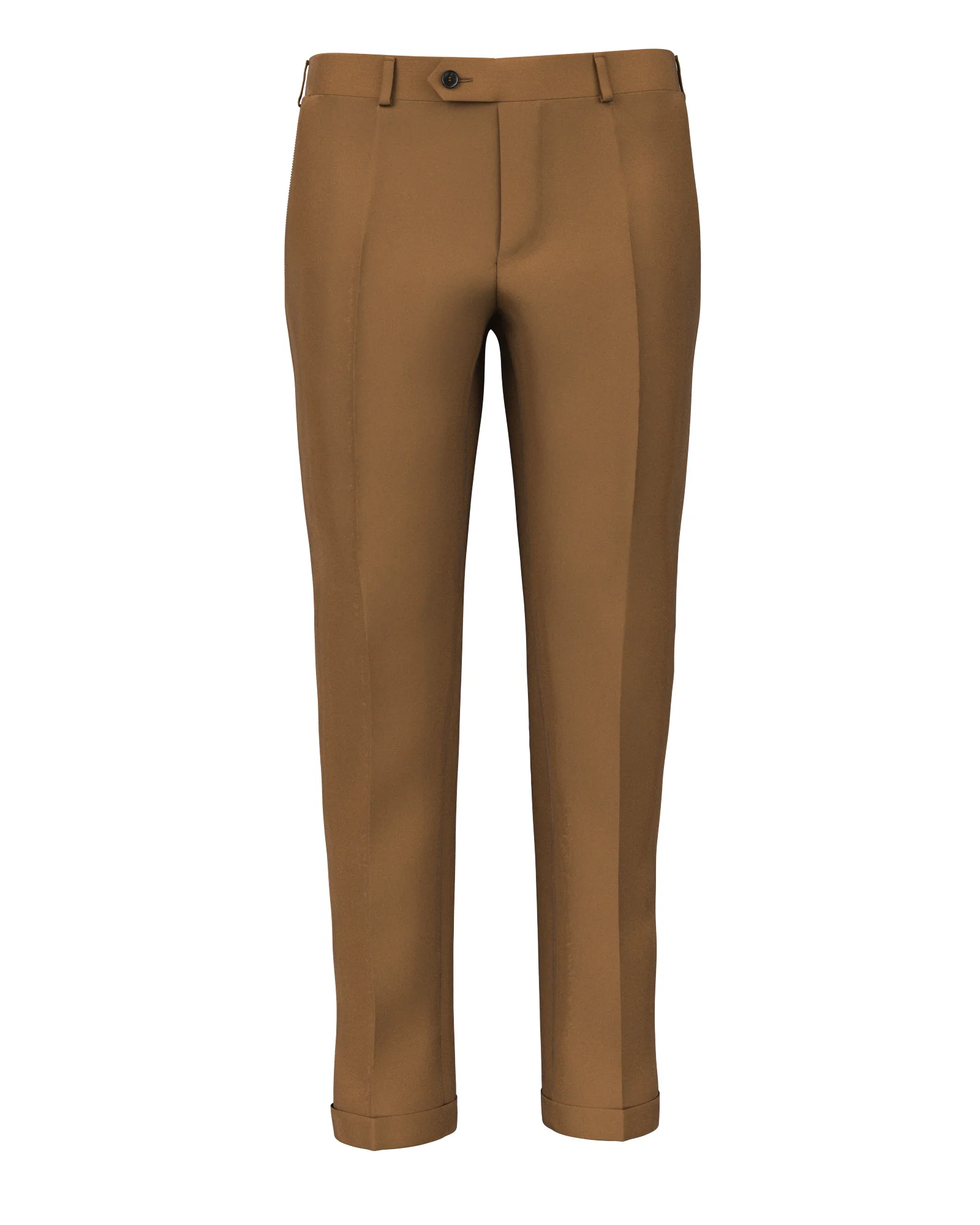 Pantaloni in twill di cotone beige