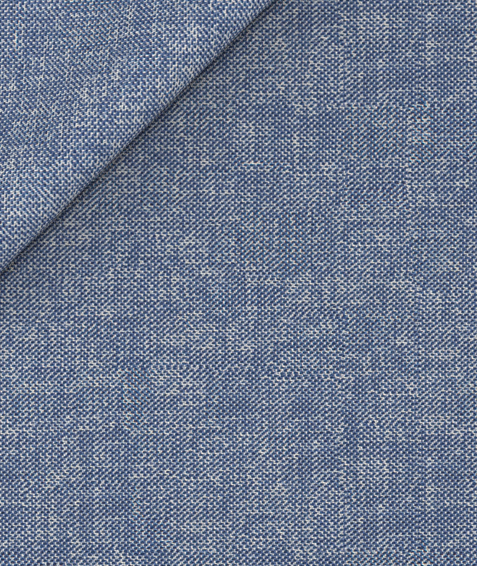 Pantaloni in twill di lana azzurro effetto graffiato - Image 3