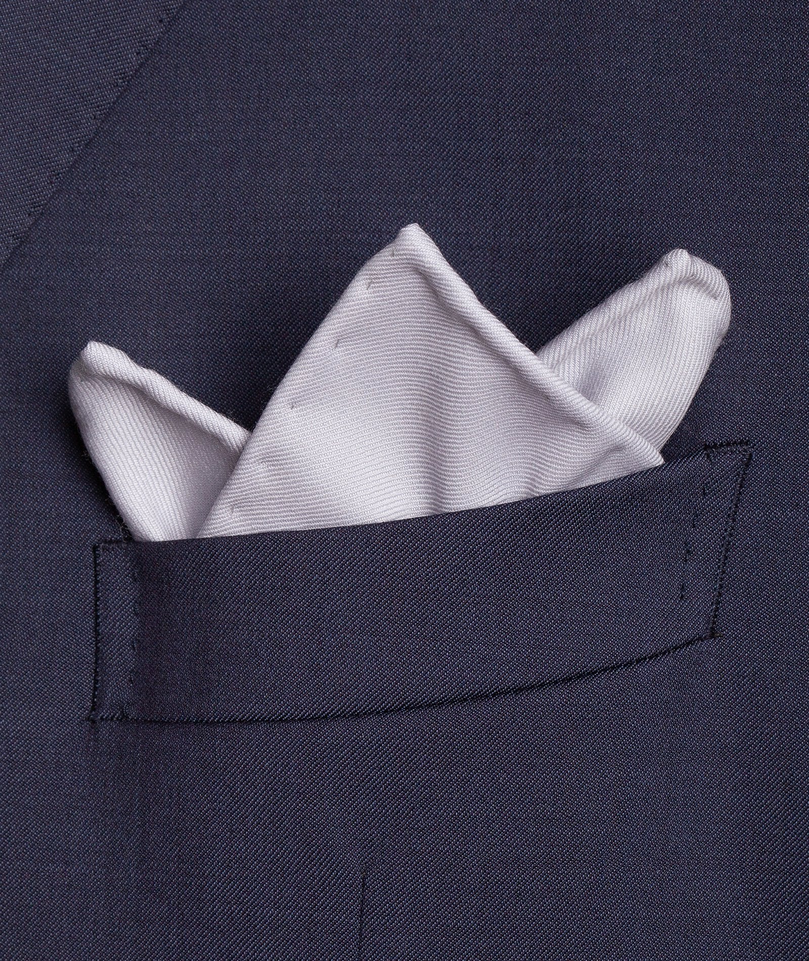 Pochette Grigio chiaro in Lana pettinata Fatta a Mano - Image 3