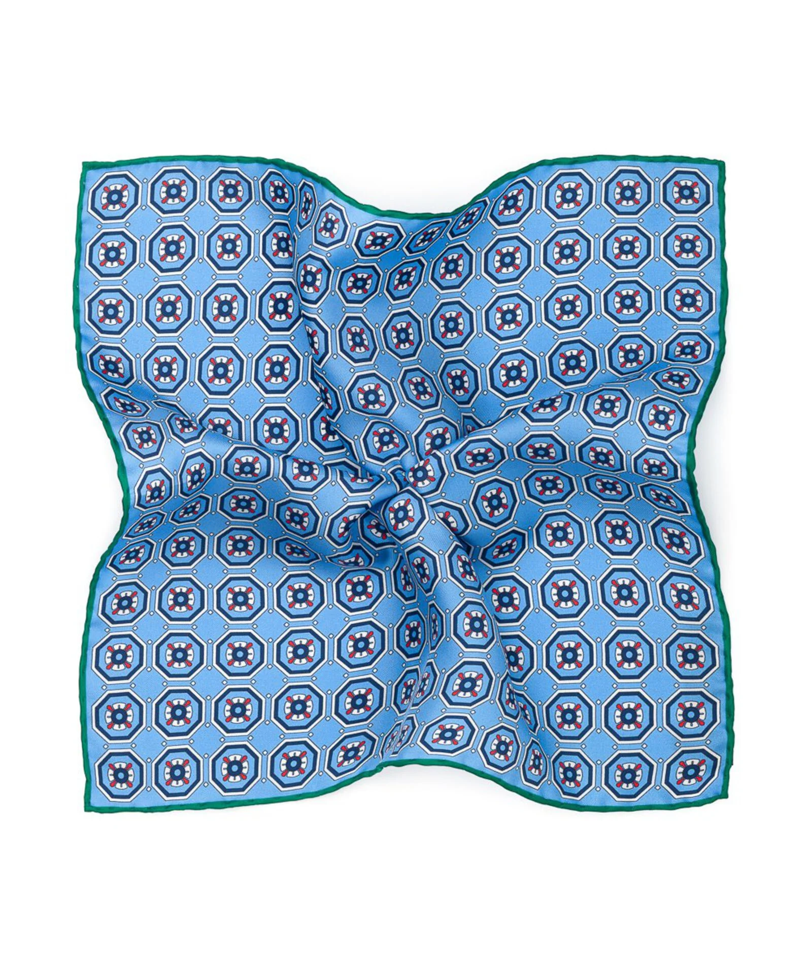 Pochette Mantova Seta Azzurra