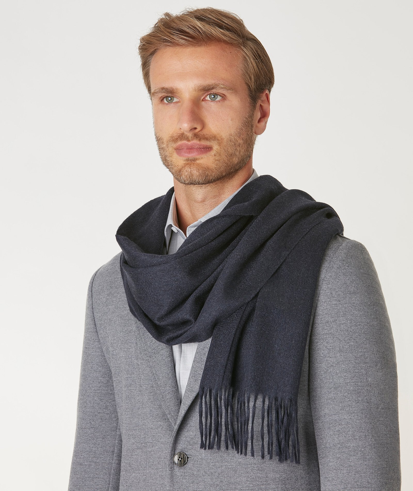 Sciarpa Cashmere Blu