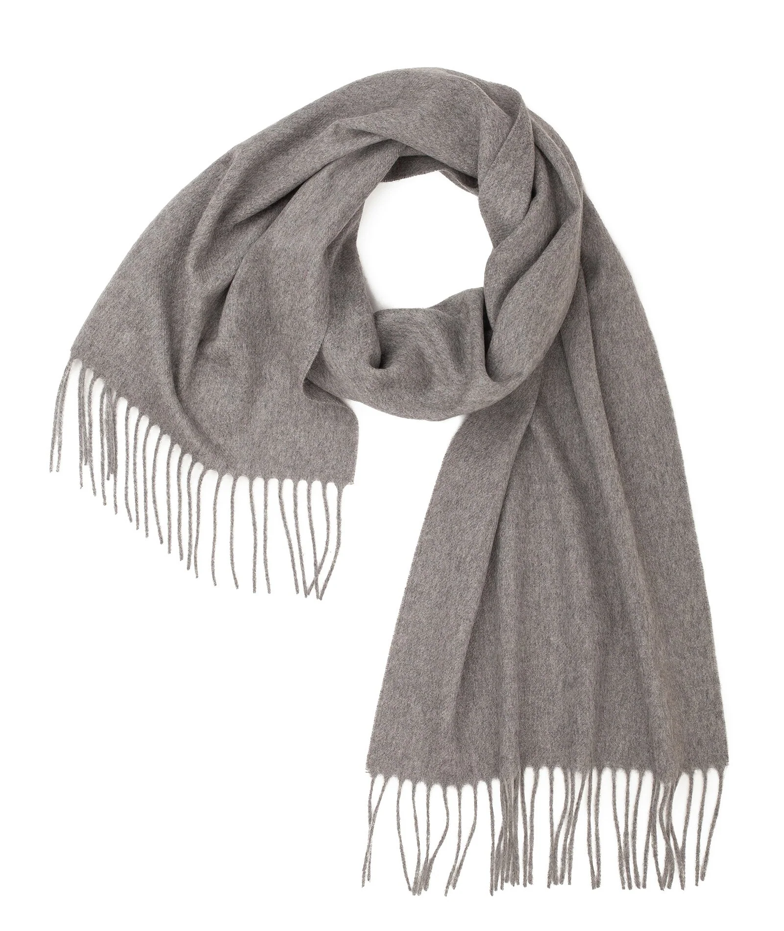 Sciarpa Cashmere Grigio - Image 2