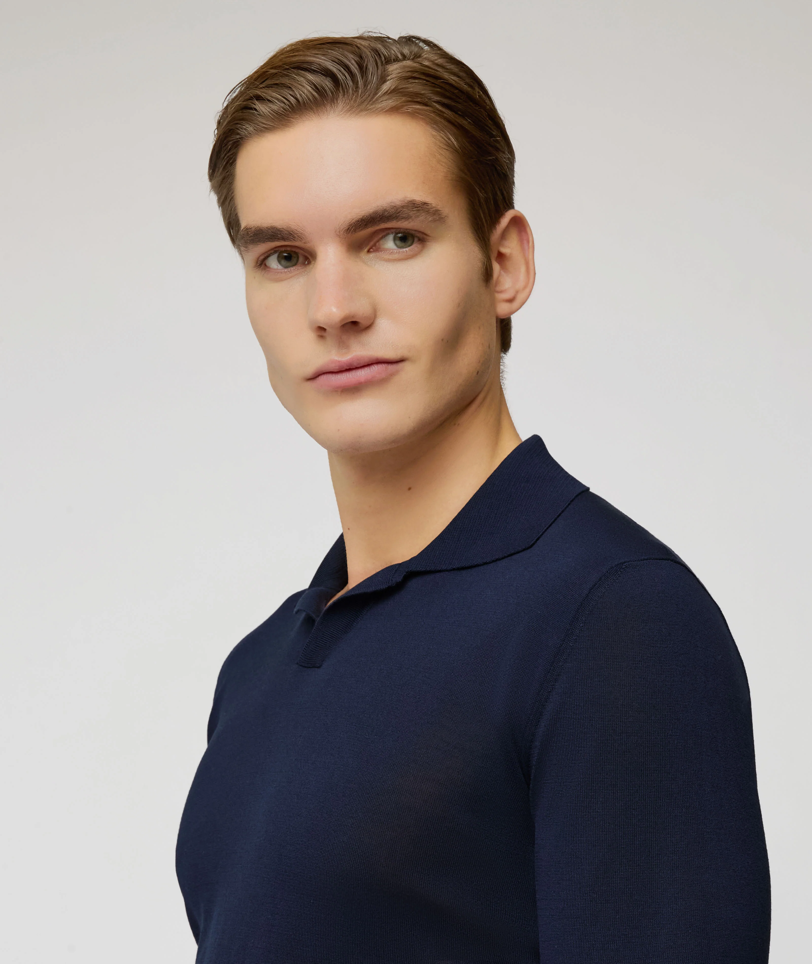 T-shirt in cotone blu navy - Image 4