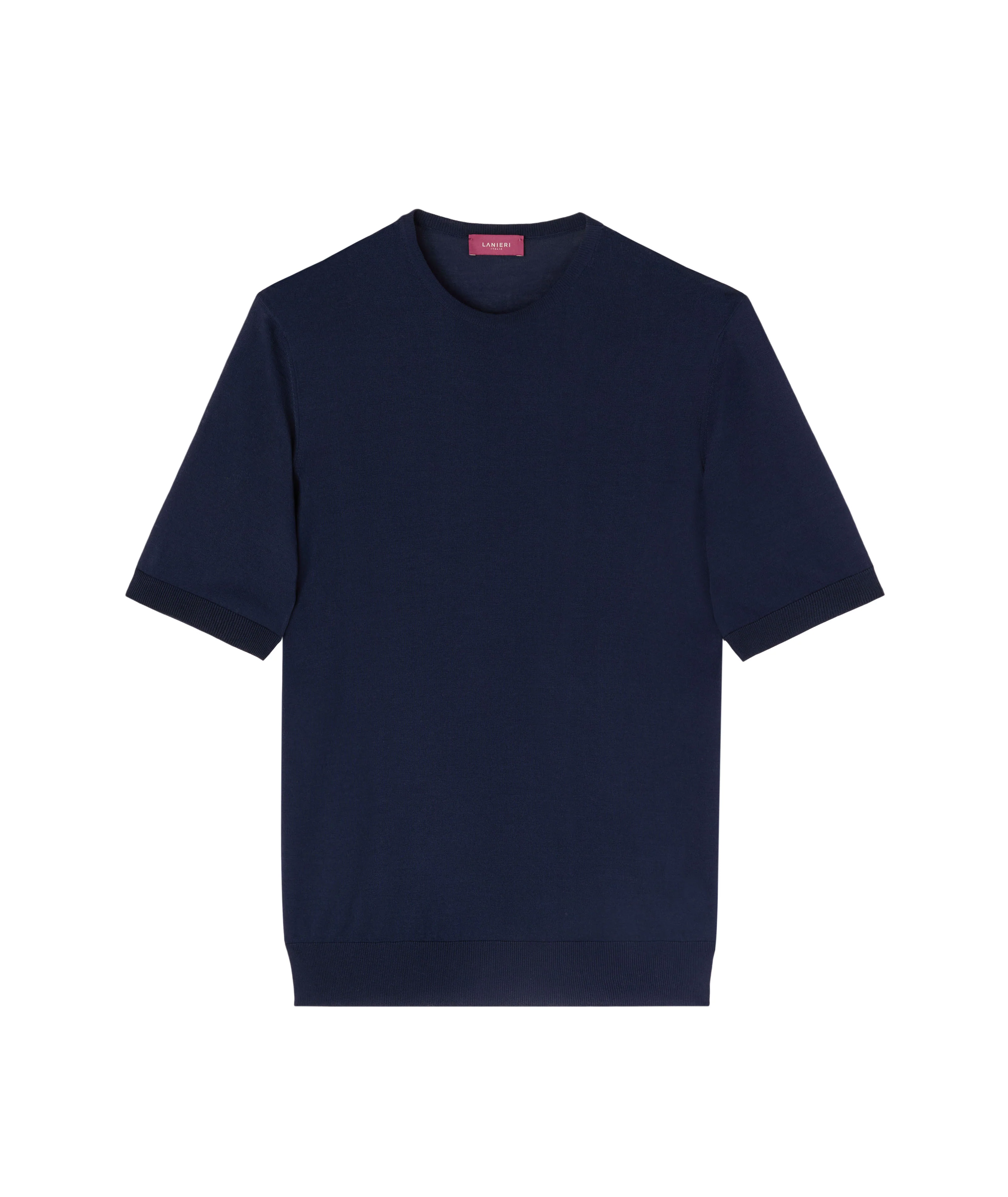 T-shirt in cotone blu navy - Image 5