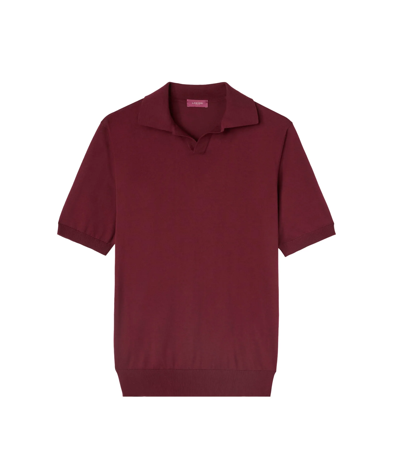 T-shirt in cotone bordeaux - Image 4